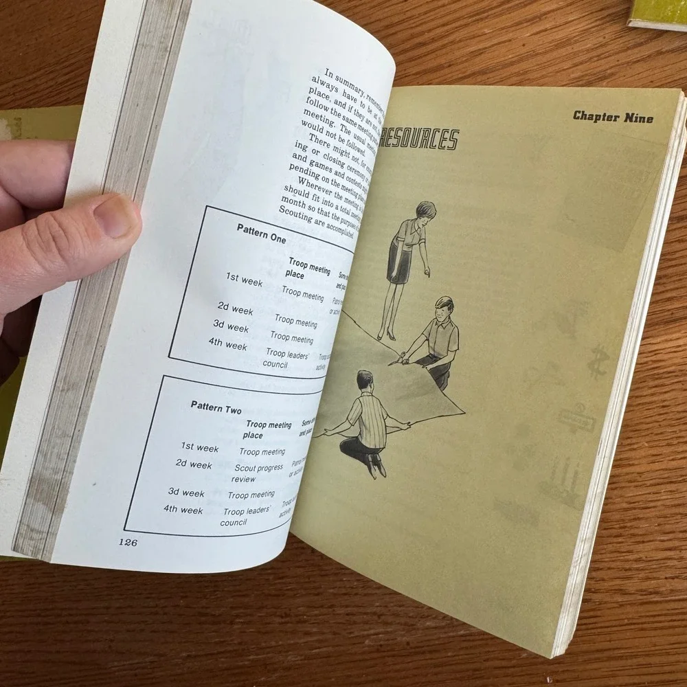 Boy Scouts‎ of America Vintage Leadership Corps Troop Committee Handbook Set